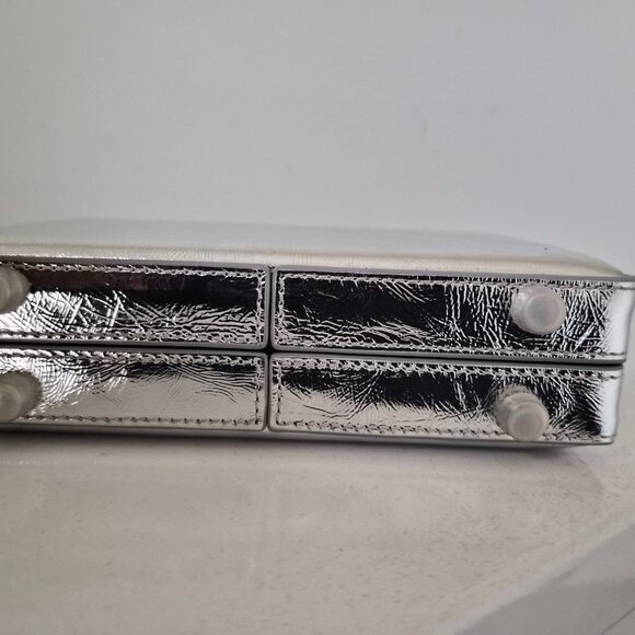 Brand New Brandon Blackwood Silver Slim Trunk Bag - Picture 5 of 9